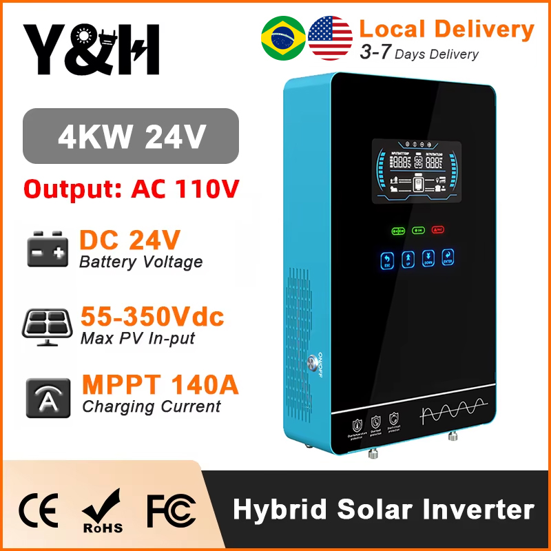 Y&H 4KW Hybrid Solar Inverter  - Drone Solar Charger 评论和价格
