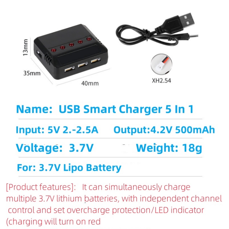 Syma X5HW X5HC X5C X5SW 3.7V 5 - Drone Power Bank 评论和价格