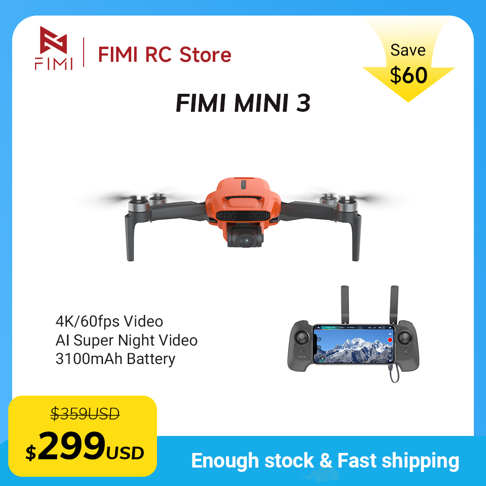 FIMI MINI 3 Camere Drone 4K 60 - Drone Remote Controller Lanyard 评论和价格
