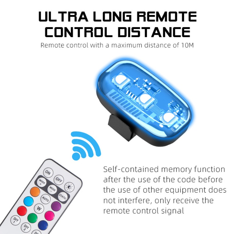 Drone Motorcycle RGB LED Strob - Drone Strobe Light 评论和价格